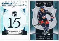2022-23 UPPER DECK ARTIFACTS RETRO ROOKIES REDEMPTIONS DAVID JIRICEK 991/999