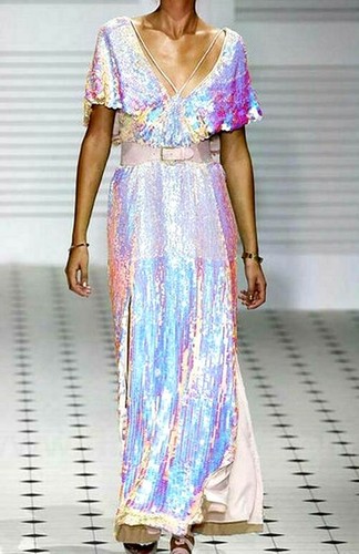 Long Maxi Dress Runway Gown UK 