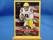 Joe Burrow Leaf Draft 2020 All American Yellow