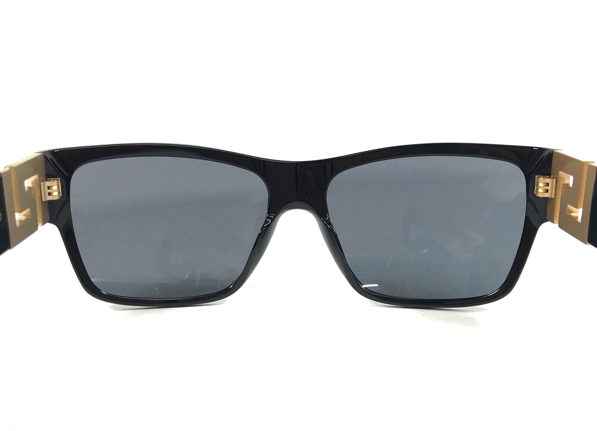 Versace Sunglasses MOD.4296 GB1/87 Back Gold Square Frames with