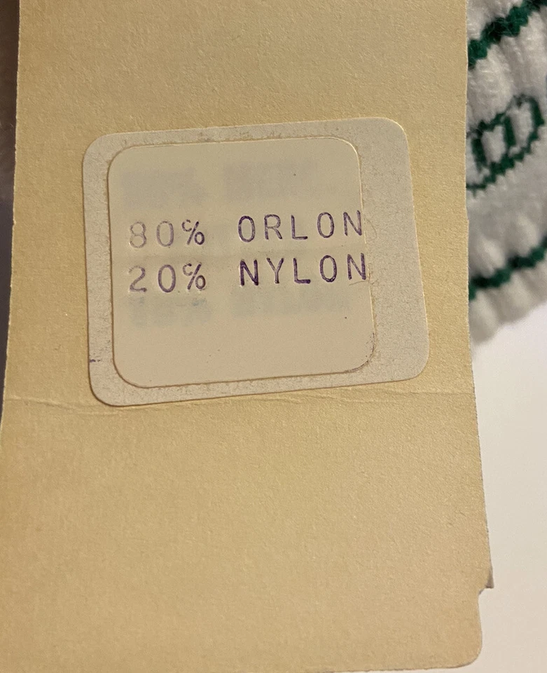 Meias vintage Bloomie's Bloomingdale's K. Bell tamanho 9-11 NOS raras - Imagem 4 de 4