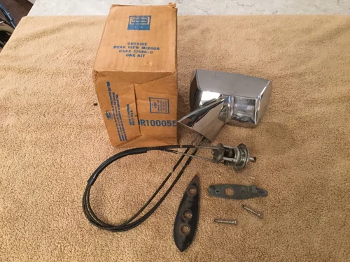 NOS 1965 1966 Ford Galaxie 7 Litre LH Remote Control Mirror