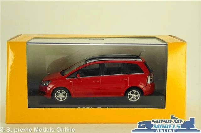 OPEL VAUXHALL ZAFIRA MODEL CAR RED 1:43 SCALE MINICHAMPS 9163174 DEALER ISSUE K8 - Image 4 of 4