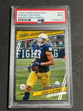 2020 PRESTIGE PSA 9 XTRA POINTS GREEN RC ROOKIE CHASE CLAYPOOL STEELERS SP