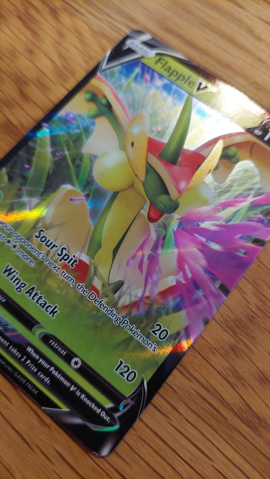 Flapple (18/163) Full-Art Pokemon card
