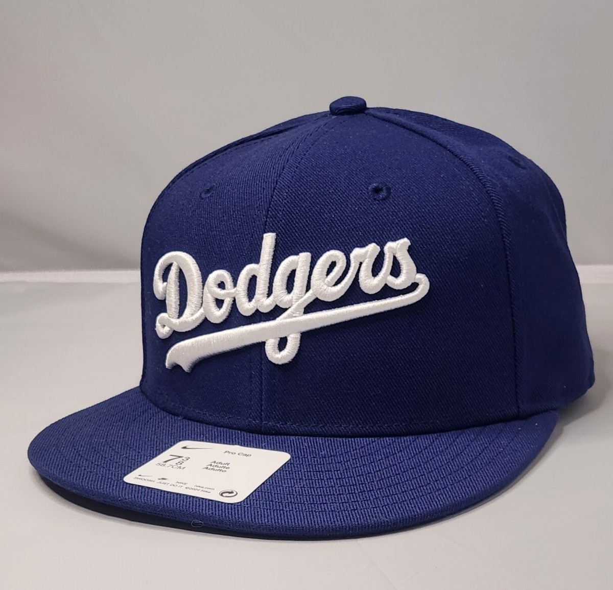 Nike Los Angeles Dodgers Royal Blue Pro Cap Fitted 7-3/8 Hat | eBay