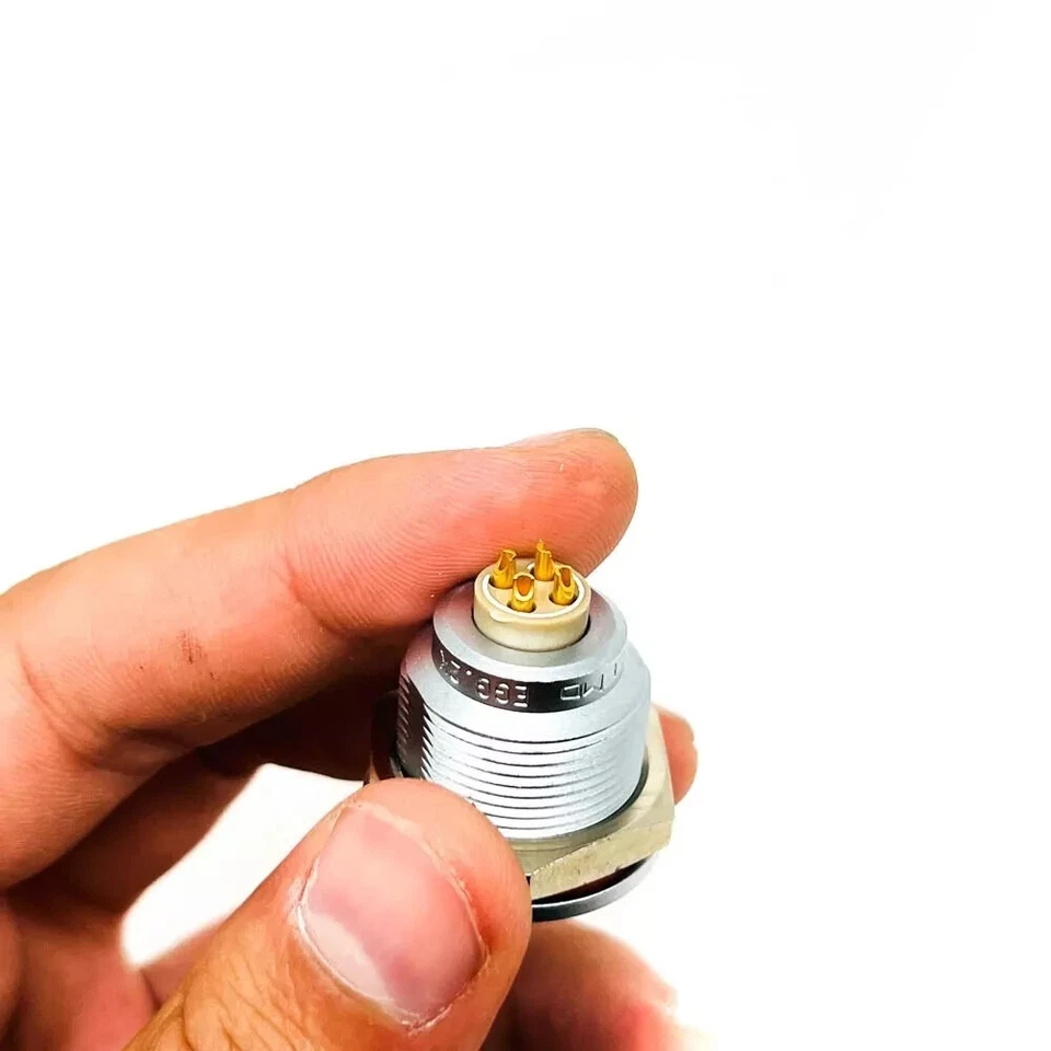 LEMO EGG.2K Receptacle Circular Push Pull Connector 4 Position Panel Mount - Image 4 of 4