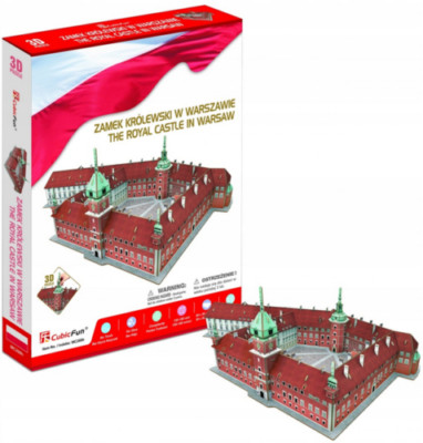 Puzzle 3D 105 elementów. Zamek Królewski w Warszawie