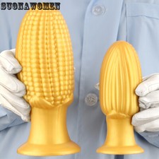 S/M/L Black Gold Anal Plug Big Butt Plug Anus Dilator Anal Dilator Dildo Sex Toy
