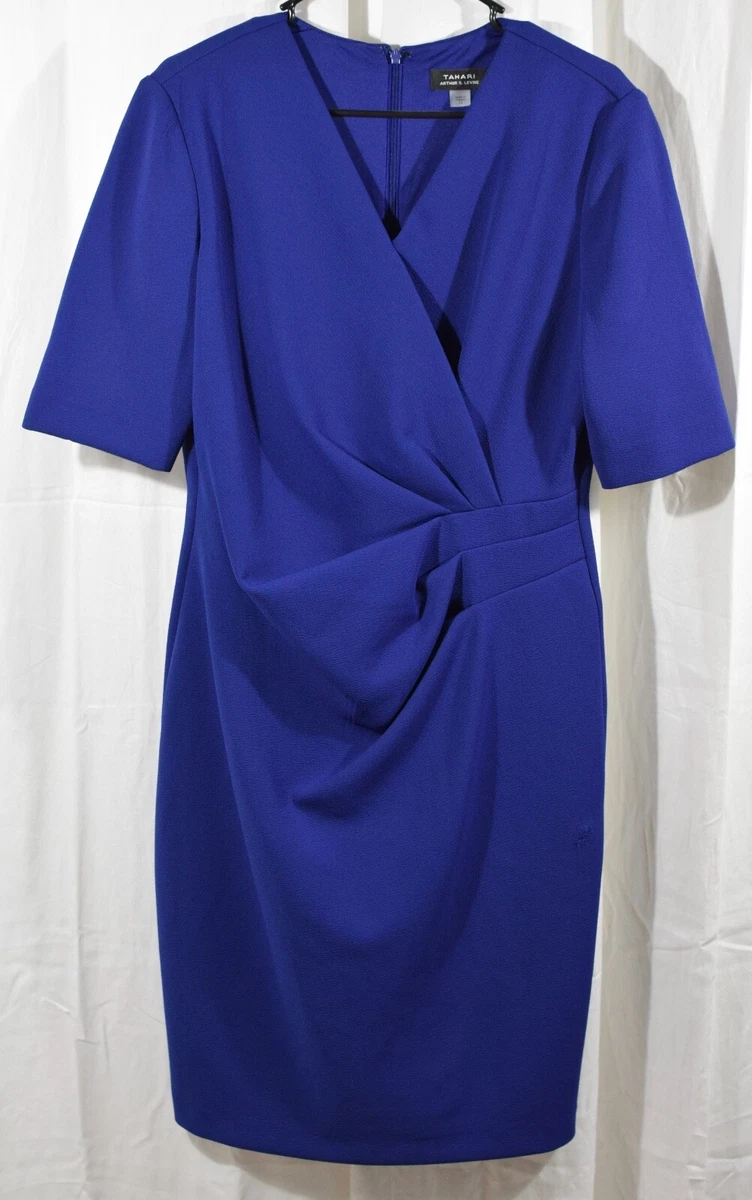 Tahari scuba crepe sheath clearance dress