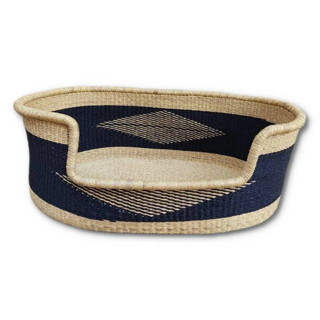Large dog basket bed cheap