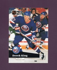 1991 Pro Set Derek King #146 French Set - New York Islanders