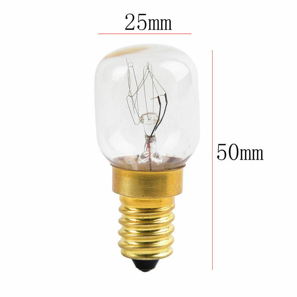 Bosch Neff Siemens Hotpoint AEG 15w 25w 240V SES E14 Oven Cooker Bulb Lamp 300° - Image 3 of 4
