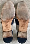 Stubbs & Wootton Women’s Classic Navy/Natural Linen Striped Loafers US 6 ($575) — photo 7
