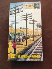 N gauge train set accessories telephone poles