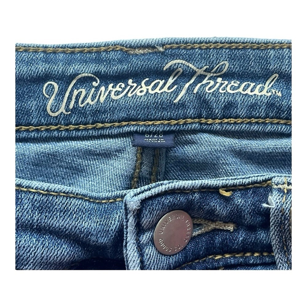 Universal Thread Distressed Mid-Rise Straight Leg… - image 8