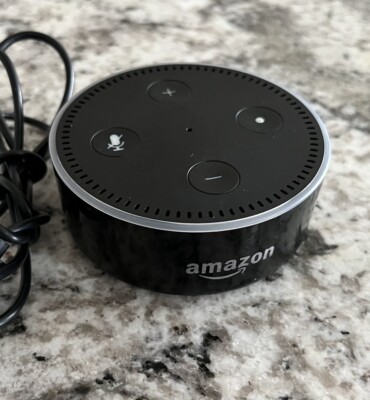 Amazon Echo Dot 2nd Generation Smart Speaker - Black (RS03QR)