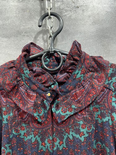 Marc by Marc Jacobs Wool Silk Multicolored Floral Dress Size XS - Picture 2 of 14
