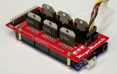Rhino Robot Arm Controller - With Power Supply - Open Source - MegaMotor6
