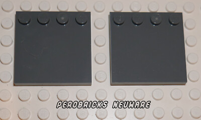 LEGO Technik Technic 2 Plates New-Dark Grey 4x4 #6179 NEW PRODUCT