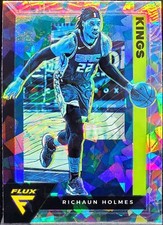2020-21 Panini Flux Richaun Holmes Cracked Ice #154 Kings C057
