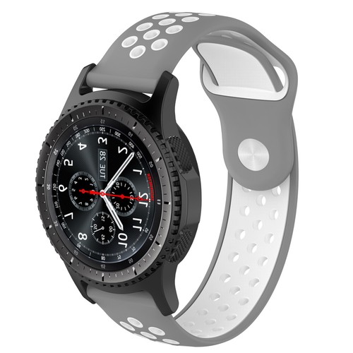 Silikon Dual Armband Samsung Watch 1 2 3 4 5 6 7 Galaxy Watch 42/46mm Gear S2 S3 - Bild 34 von 43