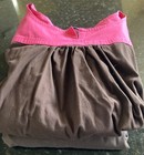 Landau women’s scrub set of two, medium/medium petite, pink and coffee brown — photo 1