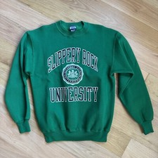 Vintage Slippery Rock University Crewneck Men’s Size L Made In USA The Rock SRU