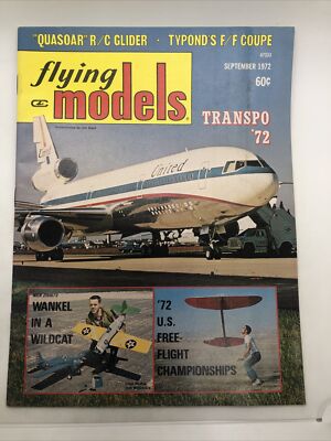 Flying Models Magazine September 1972 Typond's F/F Coupe EX 041717nonjhe