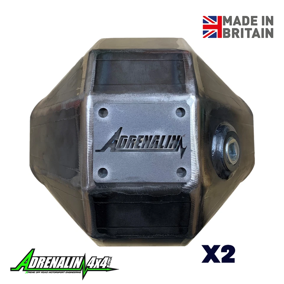 Heavy duty 6mm weld on diff pans for Land Rover Defender Discovery 1 & 2 RRC x2 - Image 2 of 4