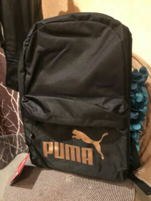 Puma Evercat Lifeline Backpack Bookbag Black Hot Pink Laptop Pocket New  with Tag | eBay