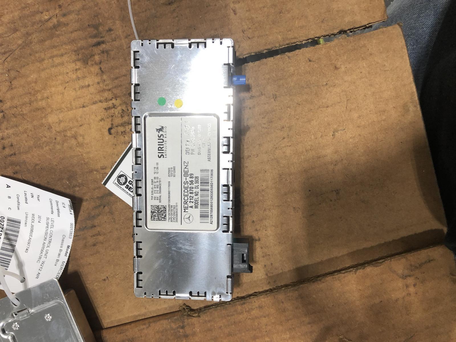 2014 MERCEDES CLS-CLASS Chassis Brain Box SIRIUS SATELLITE PN 