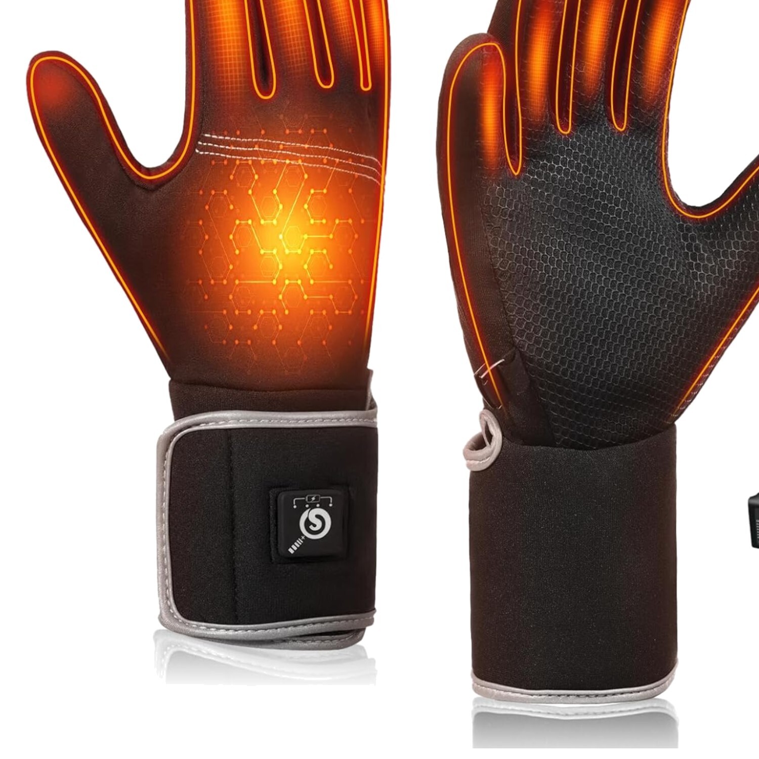 Safety Certified Rechargeable Heated Gloves - Ideal for Cold Weather Activity
