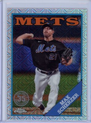 2023 Topps #2T88C-20 Max Scherzer 1988 Topps Silver Pack