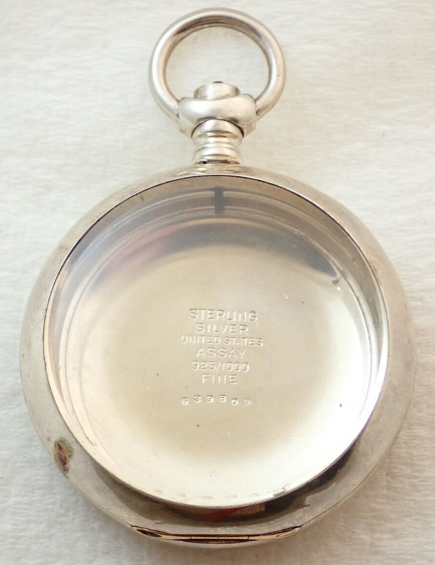 ANTIQUE 18s 3 OUNCE STERLING SILVER POCKET WATCH CASE PARTS eBay
