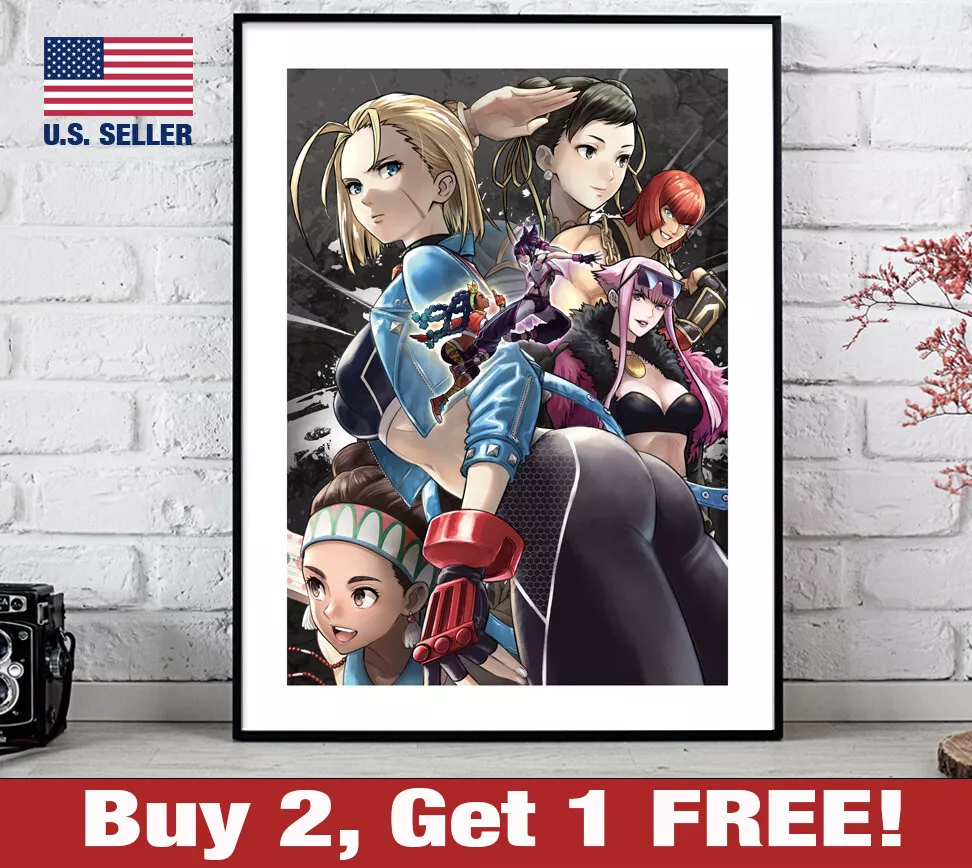 Street Fighter 6 Cammy Juri Manon Chun Li Girls Group Poster 18 x 24  Print | eBay