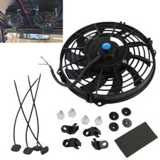 9 Inch Universal 12 V Electric Radiator Intercooler Slim Line Cooling Fan Kit