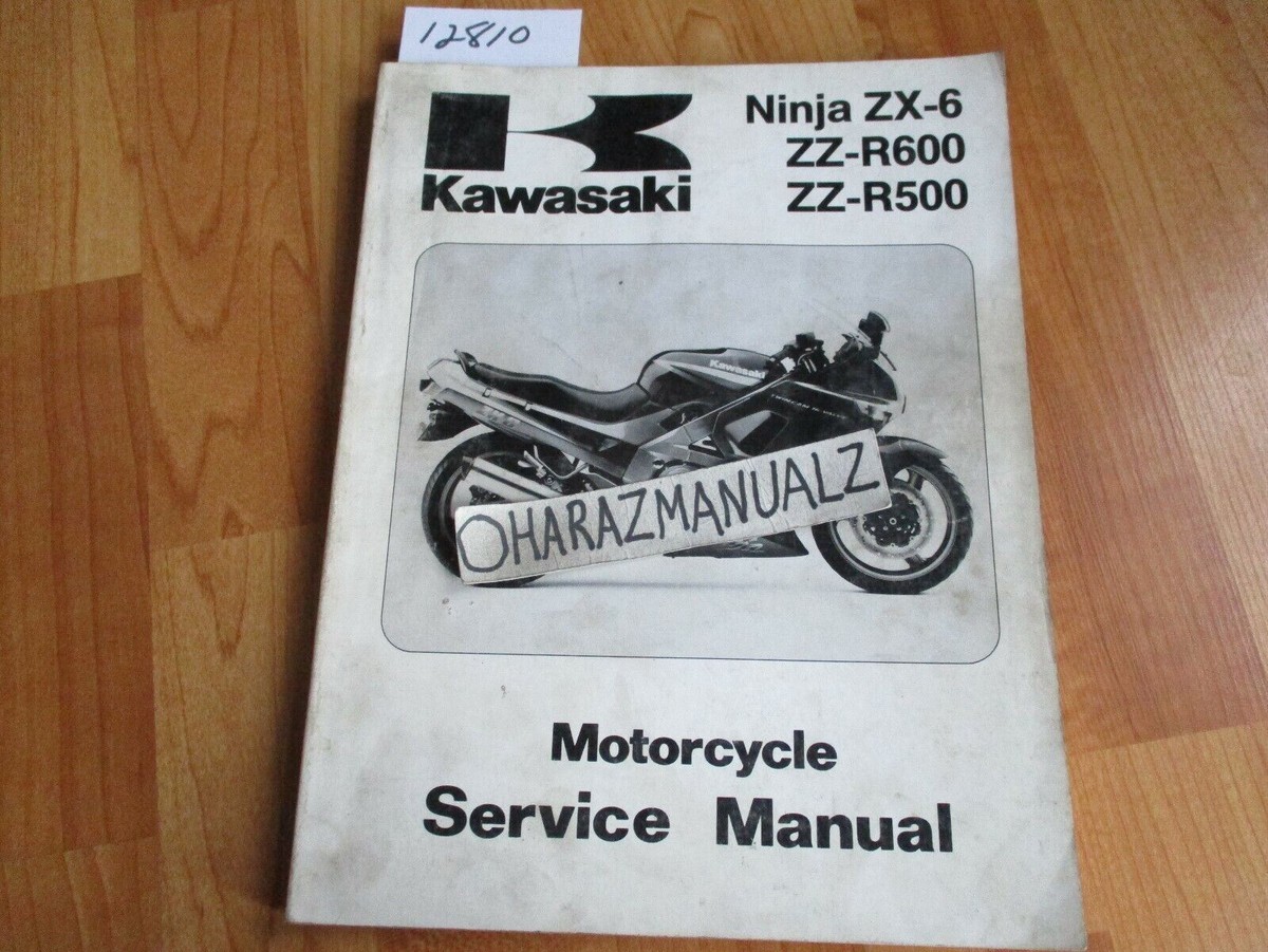 1990 KAWASAKI NINJA ZX-6 ZZ-R600 / R500 ZX500 / 600 Service Manual