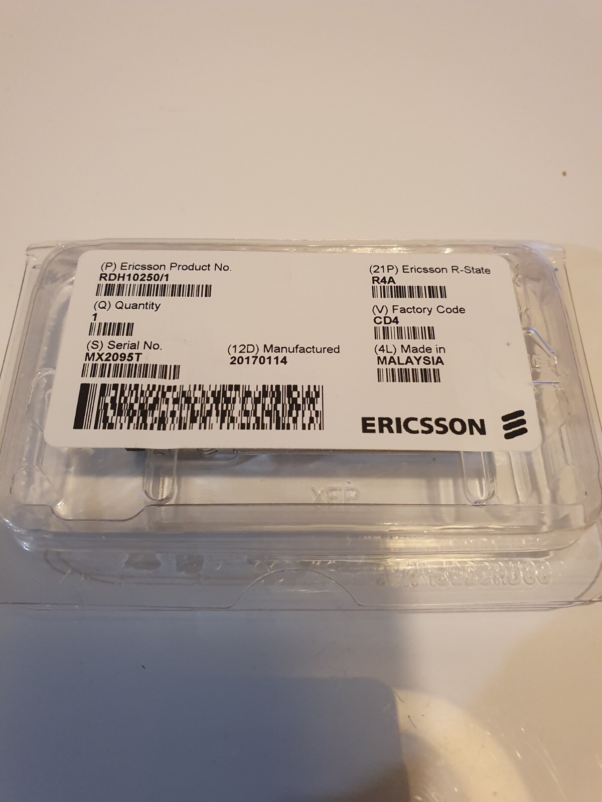 Module émetteur-récepteur Ericsson 10250 transmetteur optique 10G