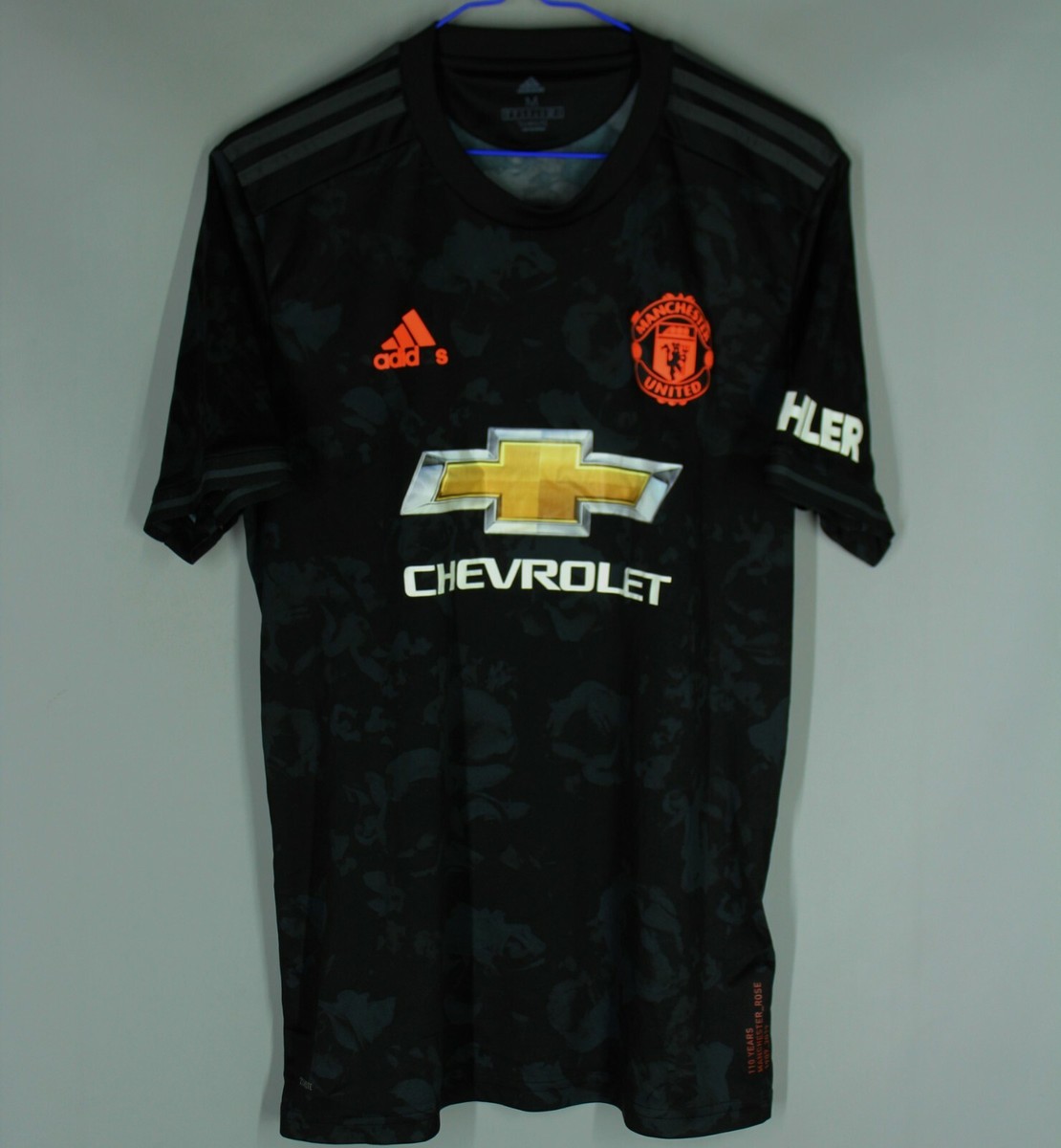 MANCHESTER UNITED 2019 2020 THIRD FOOTBALL SHIRT ADIDAS JERSEY