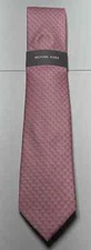 NEW Michael Kors Men's Silk Blend pink Neck Tie