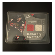Upper Deck 2009-10 Trilogy Honorary Swatches Patrick Kane jersey card rare