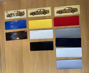 Nissan Skyline R34 R33 GT-R Dealer Color Sample Set JDM OEM GTR V-spec Rare