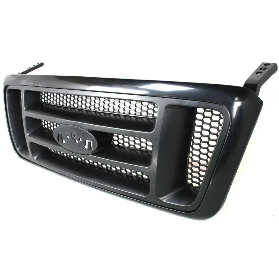 Fits 2004-2008 Ford F-150 Front Grille Assembly Black Shell with Gray FO1200414 Foto 4 de 4
