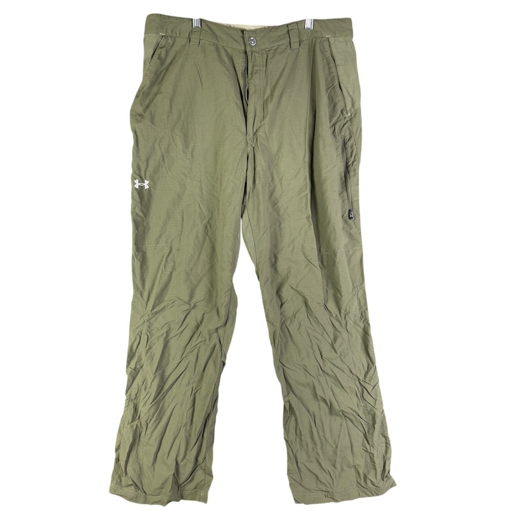 Under Armour Tactical Lightweight Hiking Pants Green 36x32 Activewear