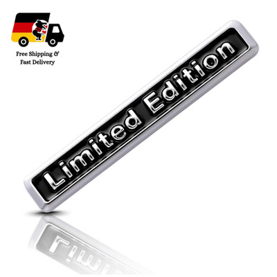 3D Auto Aufkleber Silber Metall Logo 6x1x0,5 cm