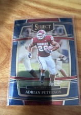 2022 Panini Select Draft Picks - Concourse Adrian Peterson #65 Blue