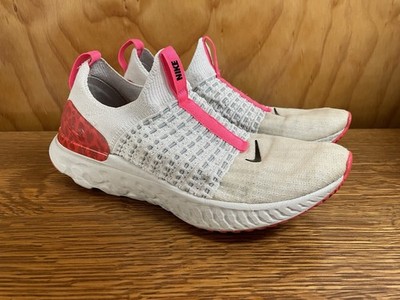 Nike React Women's Phantom Run Flyknit 2 White Running Size WMNS 9 DM8064-001