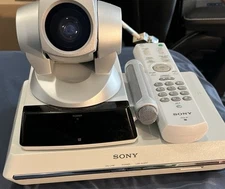 Sony Communication Terminal PCS-P1 w/ Video Conferencing Camera PCS-C1 & Remote