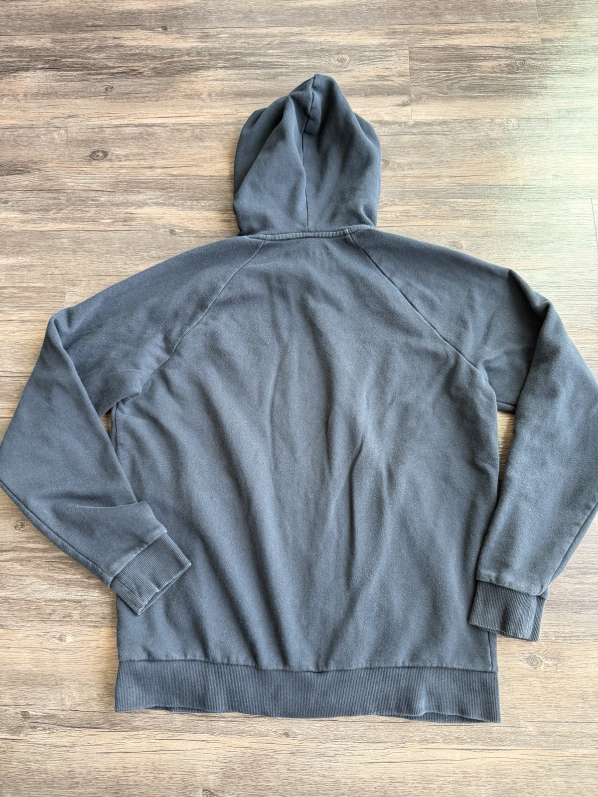 Under Armour Rival Fleece Hoodie Men M Black Loose Big Logo Athletic Casual thumbnail 8